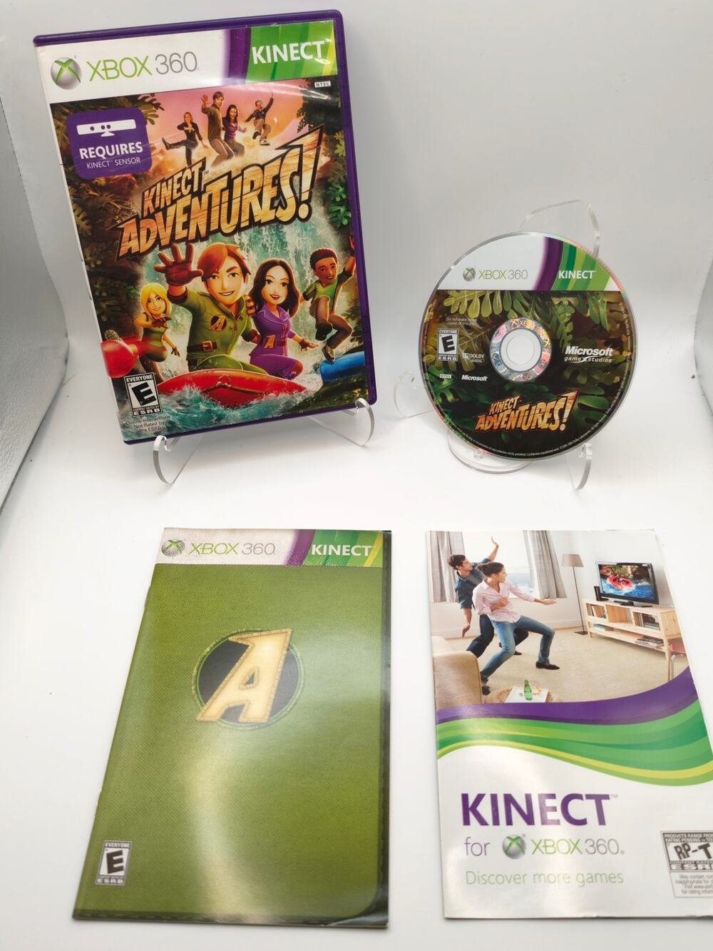 Kinect Adventures Xbox 360 CIB Complete Kinect Bundle Game